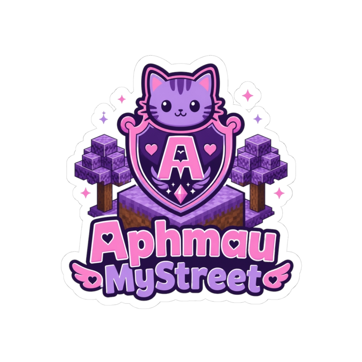 Aphmau "Aphmau MyStreet" Sticker - alternate angle 3, merchandise