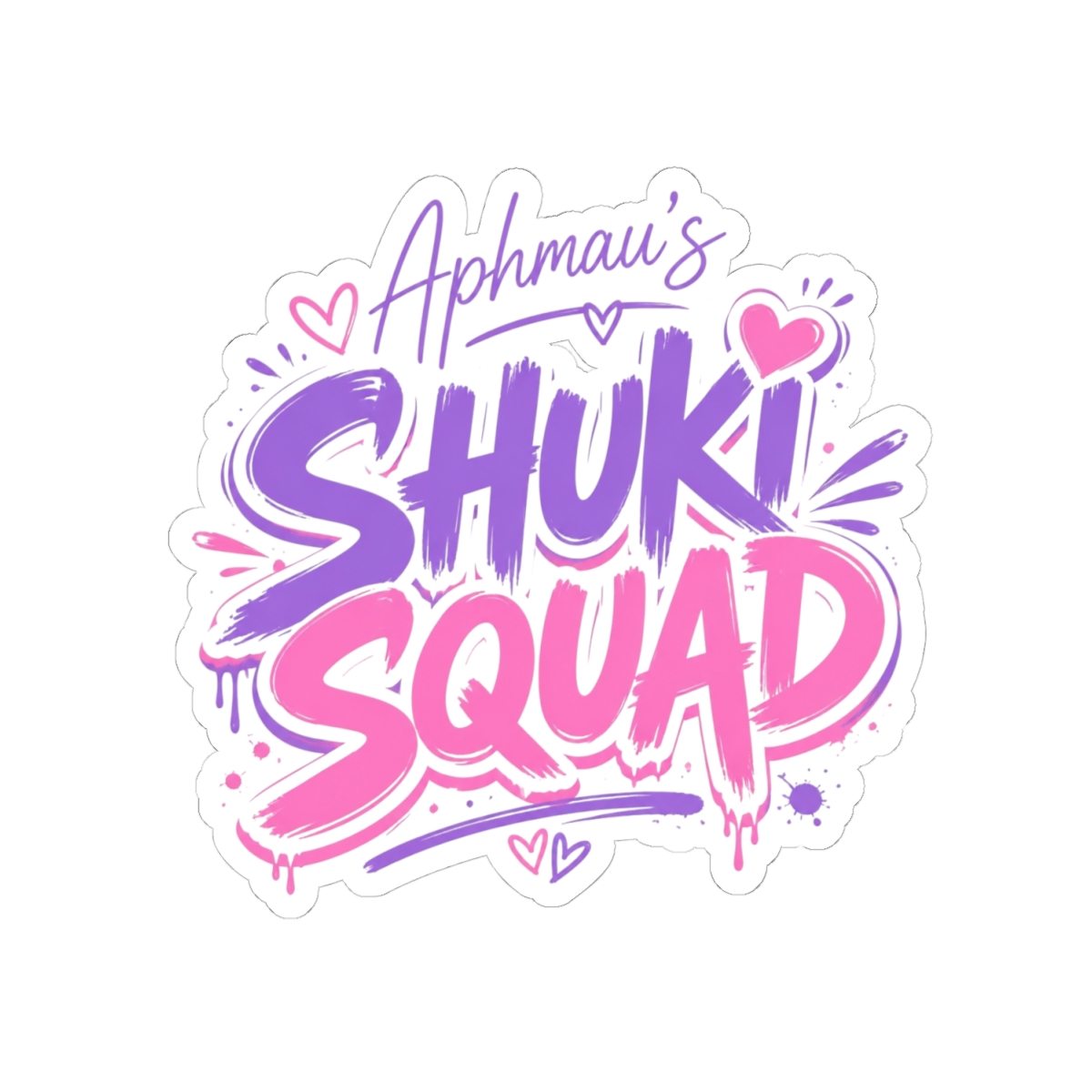 Aphmau "Shuki Squad" Sticker - alternate angle 5, merchandise